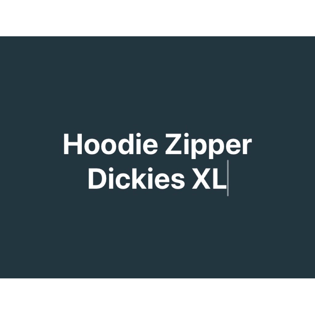 Hoodie zipper Dickies