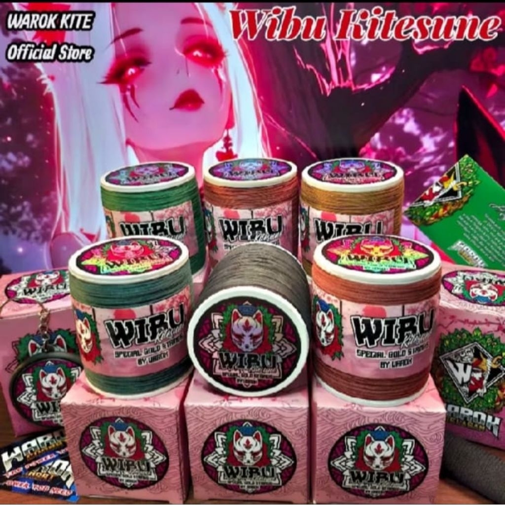 Gelasan Wibu Bahan Gold Premium Kuat dan Tajam