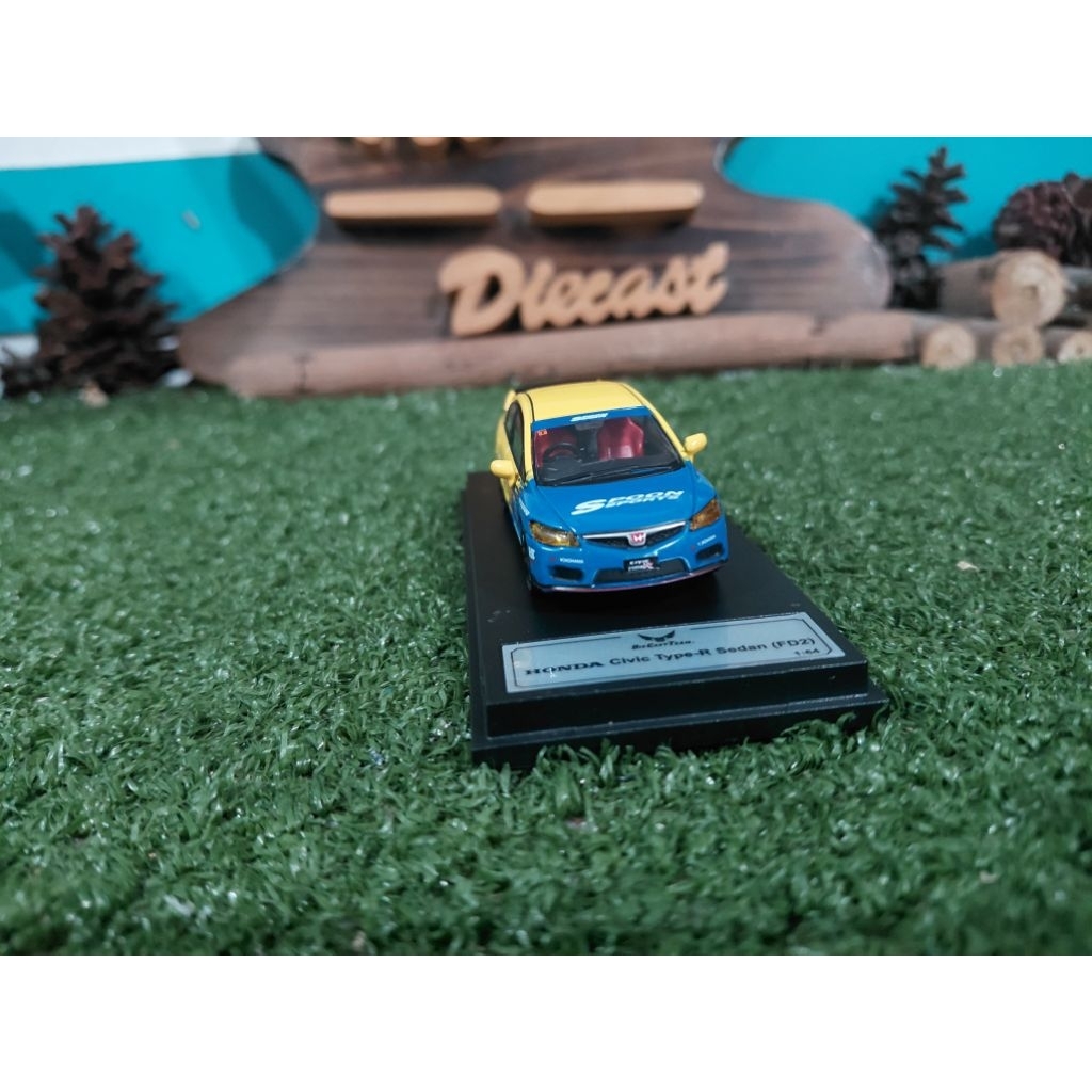 Diecast Miniatur Honda Civic FD2 Spoon skala 1:64