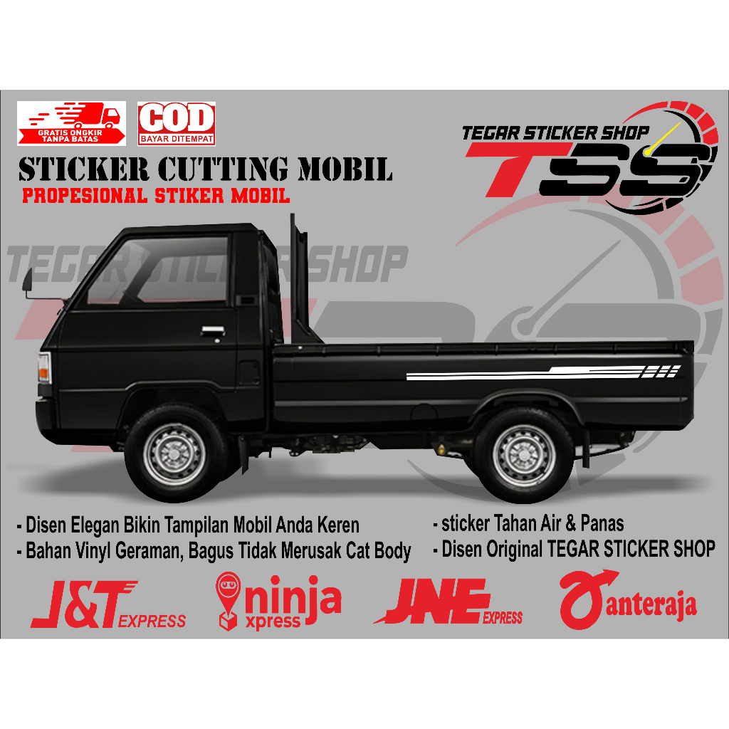 sticker mobil pick up sticker mobil mitsubishi l300 sticker mobil l300 keren stiker variasi mobil