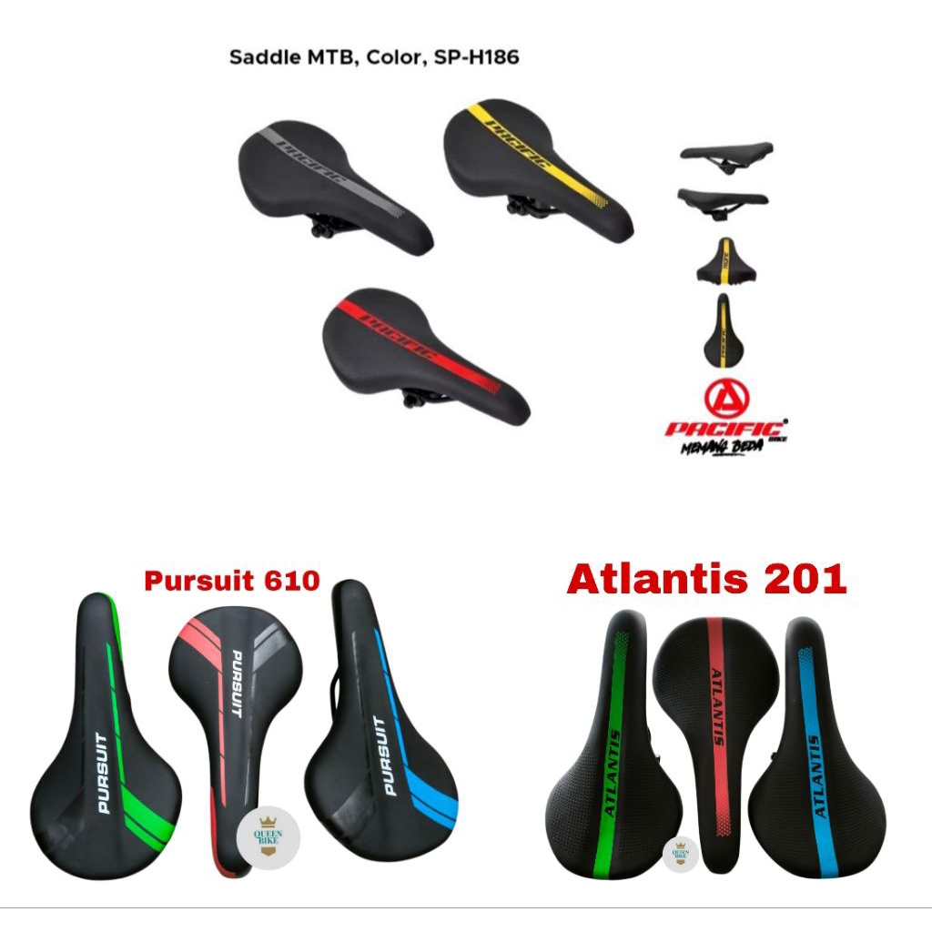 Sadel Sepeda Jok Dudukan Sepeda Bmx Mtb Federal Gunung 20 / 24 / 26 PACIFIC 186 / PURSUIT 610 / ATLA