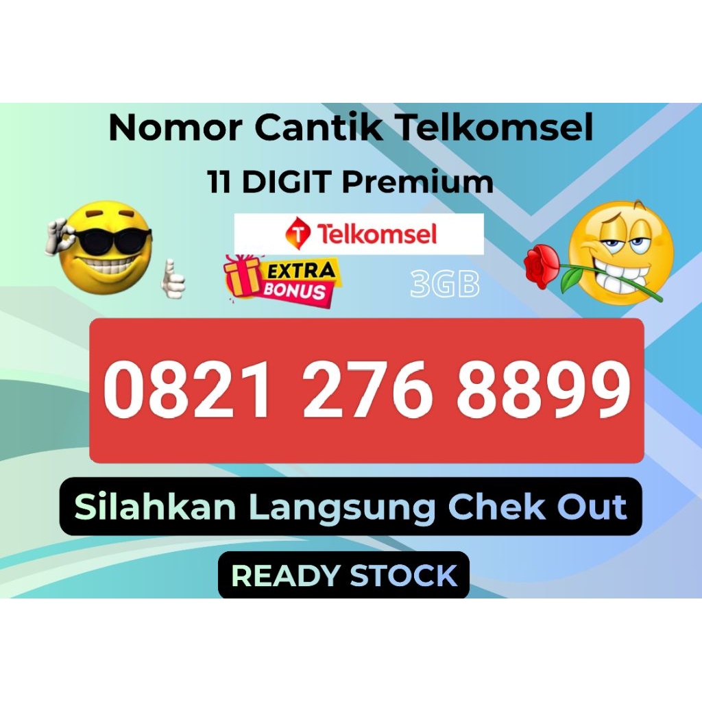 SIM-card Telkomsel 11 dgt cantik