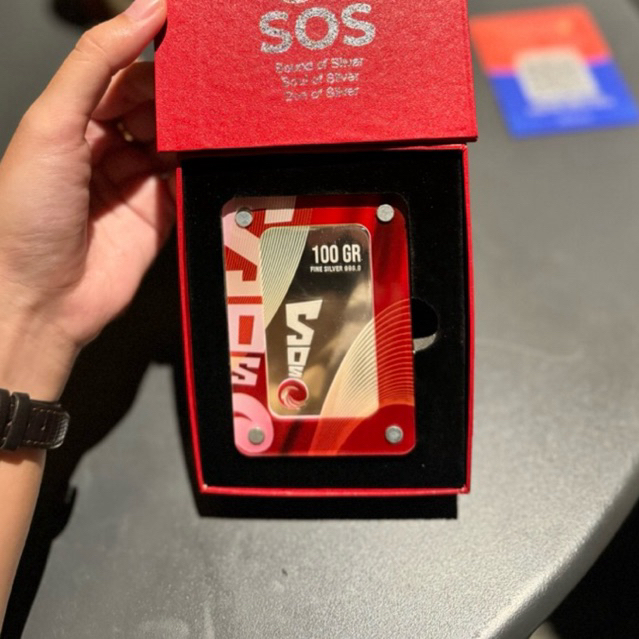 READY CEPAT SOS Silver Perak Batangan 25gr, 50gr, 100gr
