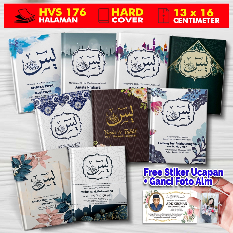 Buku Yasin Hardcover (Cover Pilihan khusus)