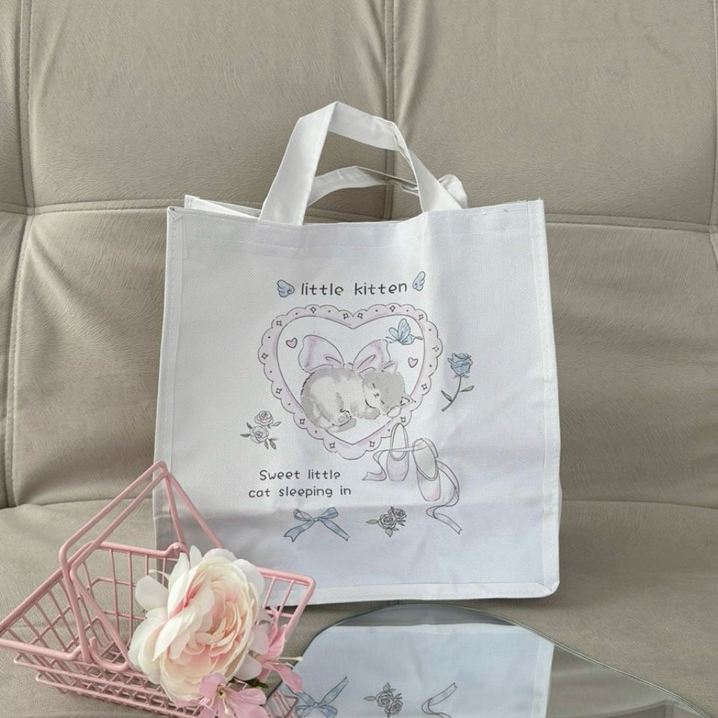 Mocorie - Glaciessy Coquette Totebag / Coquette Lunch Bag / Tas Bekal Coquette / Tas Makan Coquette 