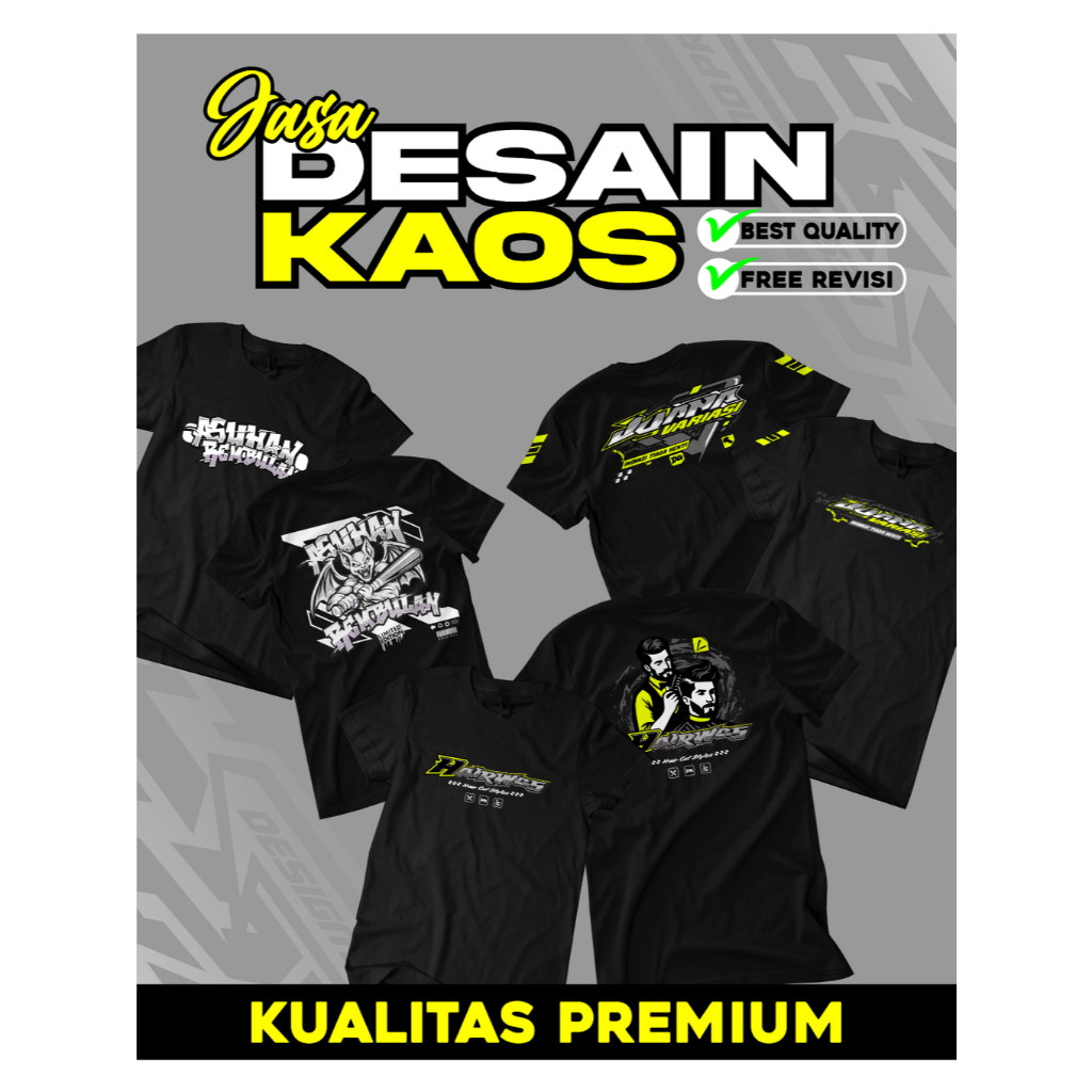 JASA DESAIN KAOS RACING | CUSTOM KAOS