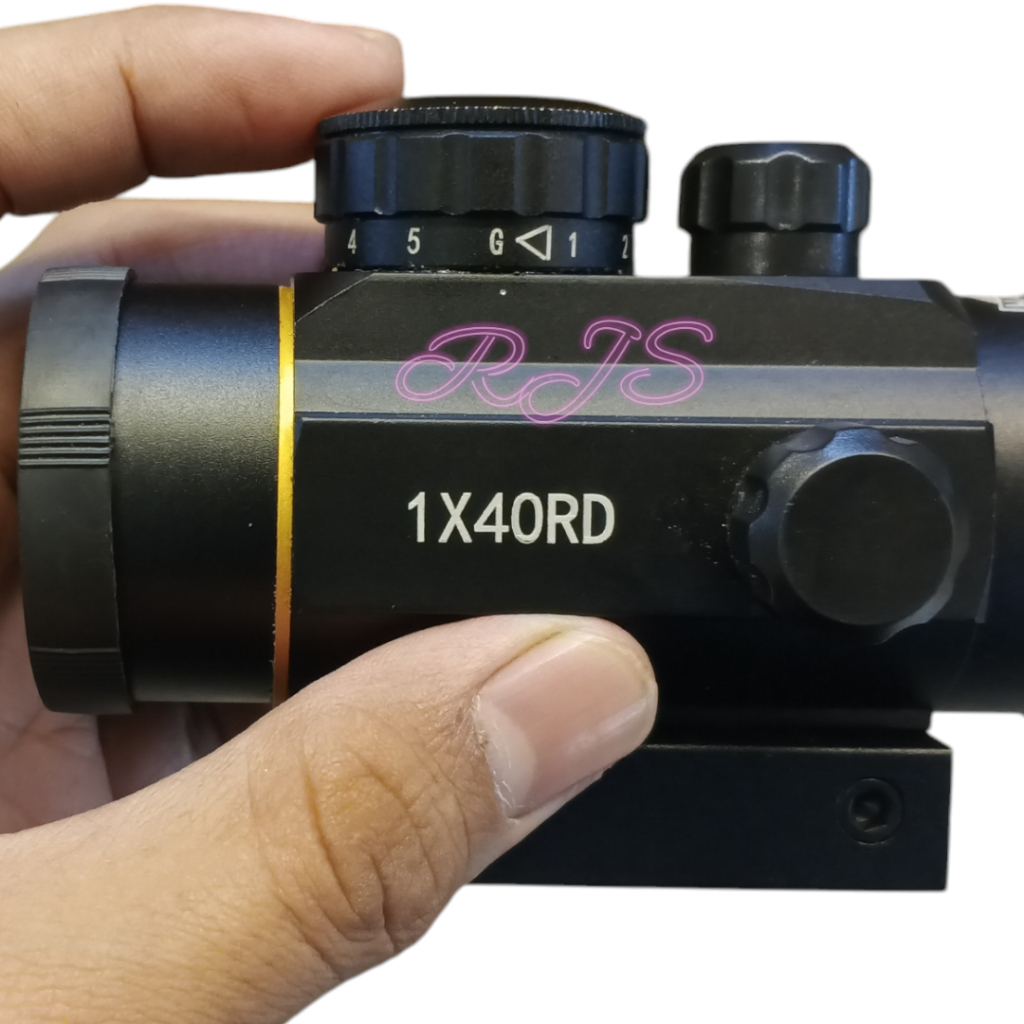 Hakko Red Dot Teleskop Paser Ring Gold Tanpa Waterpass