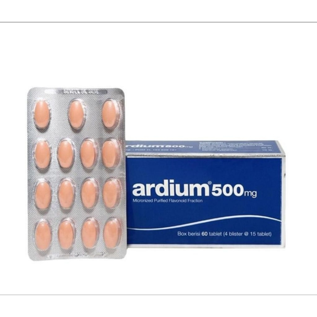 Obat Wasir Ardium 500 mg, Meringankan Varises dan Wasir