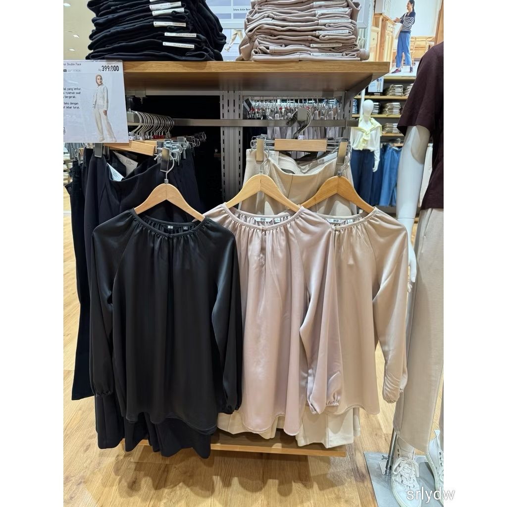 UNIQLO blouse satin