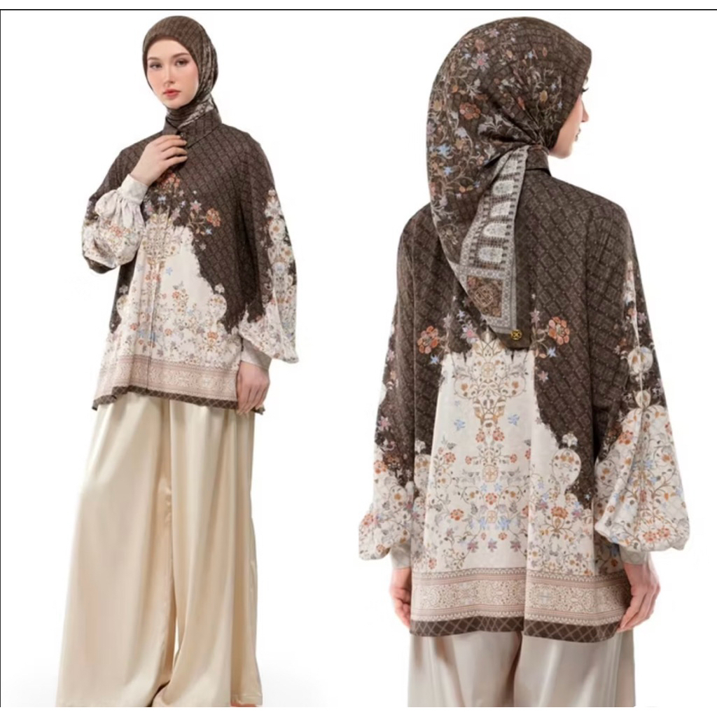 NADA PUSPITA - Raudhah Raya Puff Sleve Shirt (XXL)