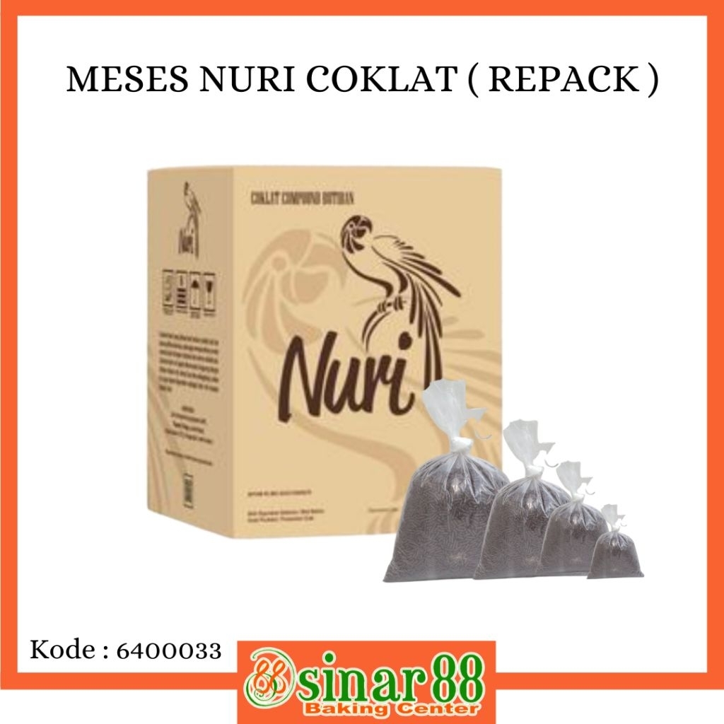 Meses Nuri Polos Coklat 1kg