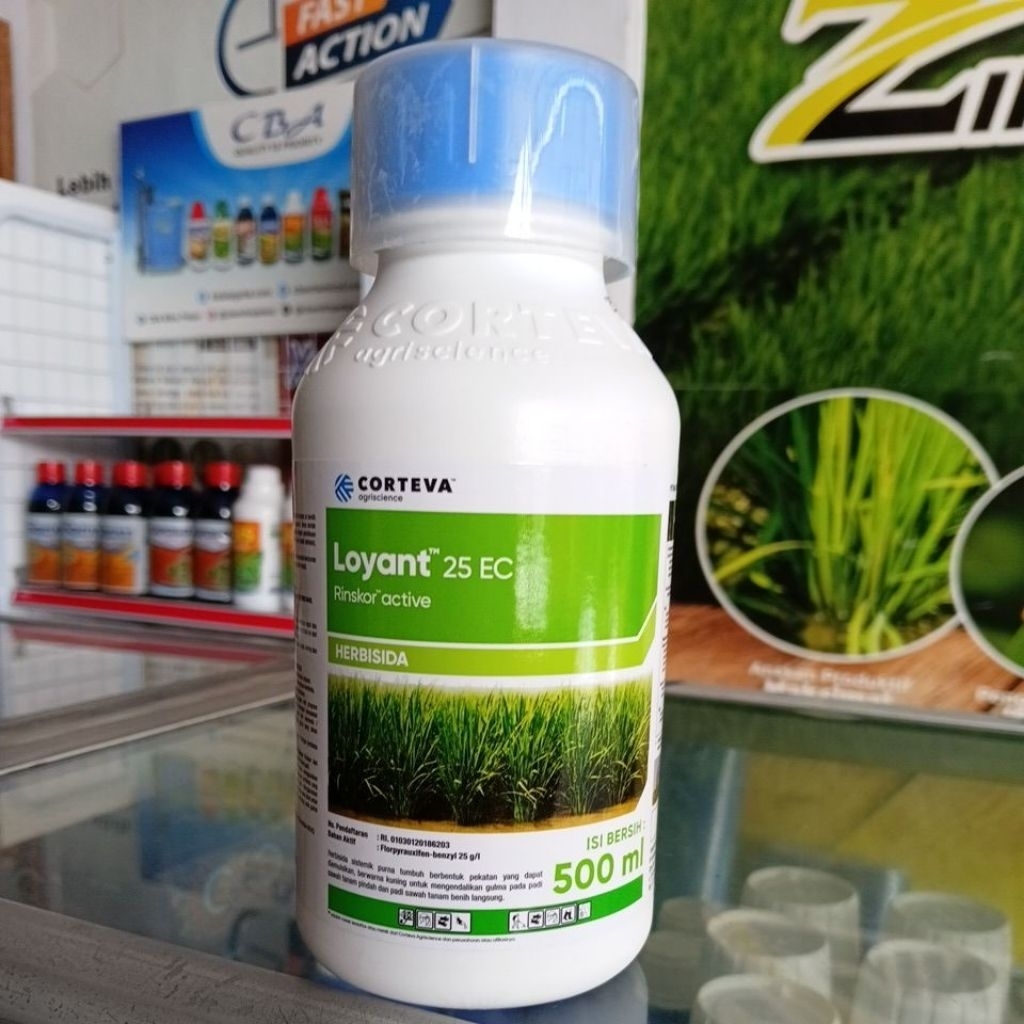 HERBISIDA LOYANT 25EC 500ML AMAN UNTUK TANAMAN PADI