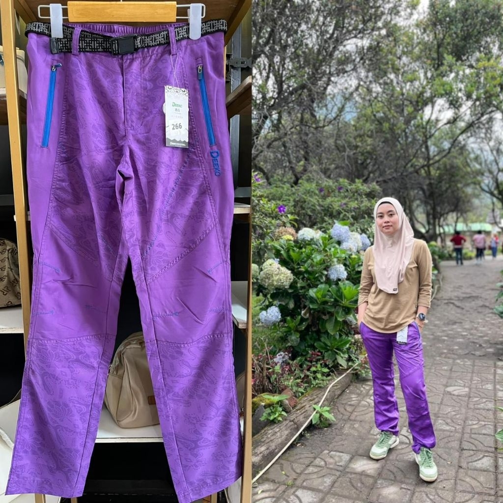 Celana gunung wanita quickdry outdoor hiking