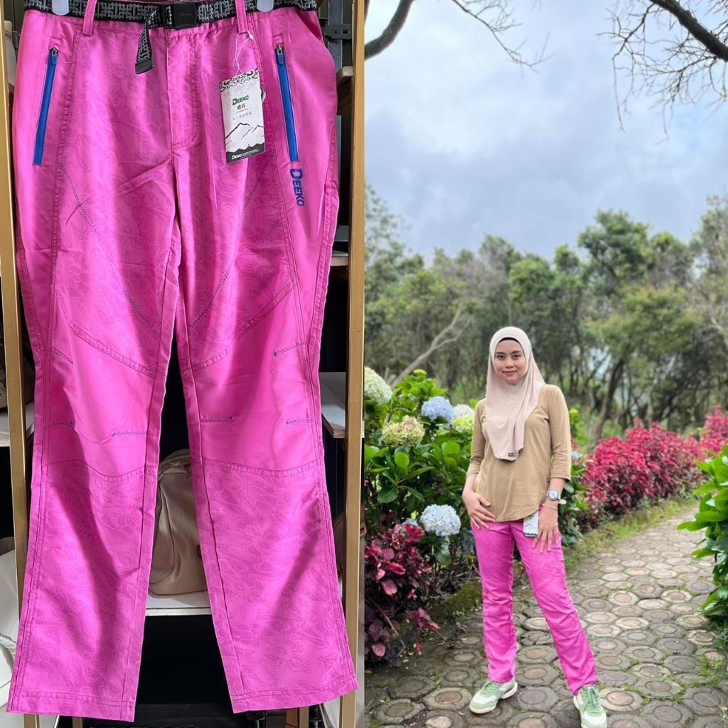 celana gunung wanita quickdry outdoor hiking