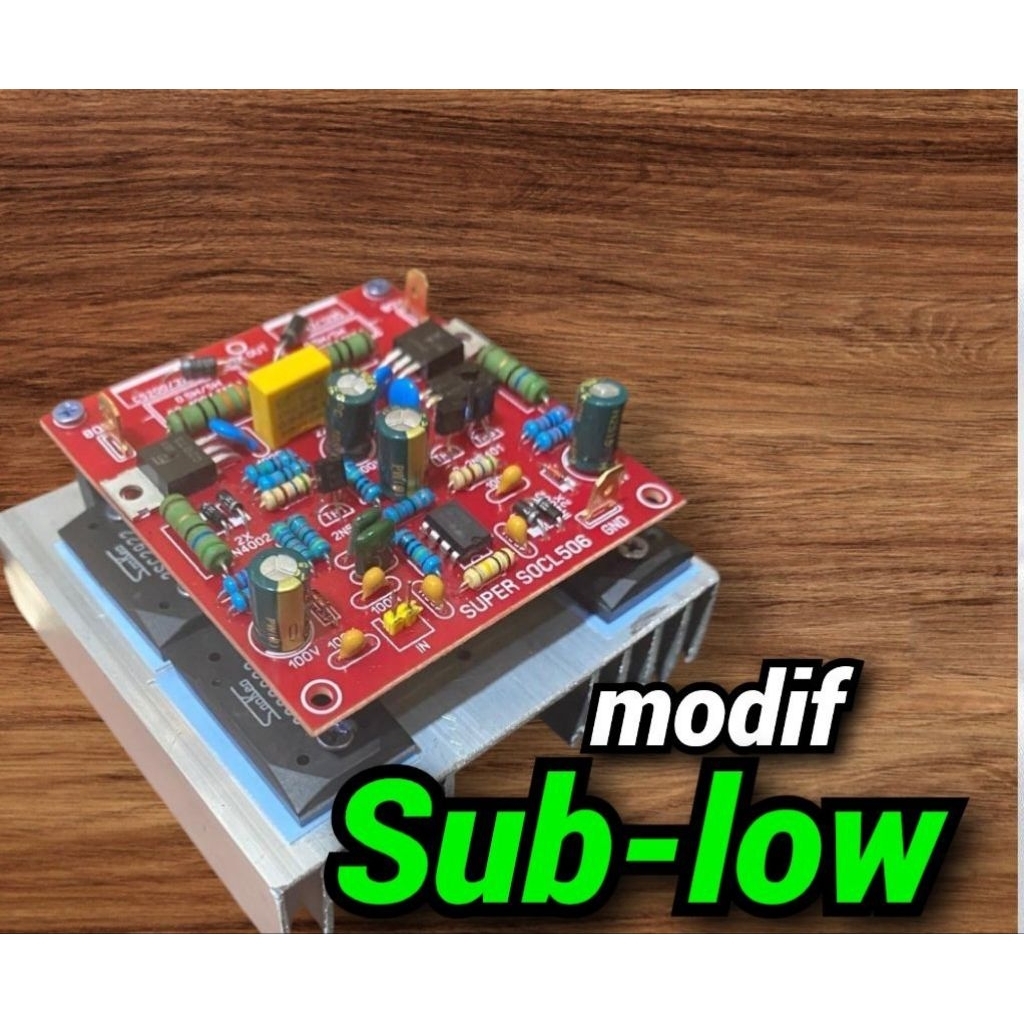 kit power SOCL 506+TR Sanken 2 set siap pakai(bass empuk suara jernih)