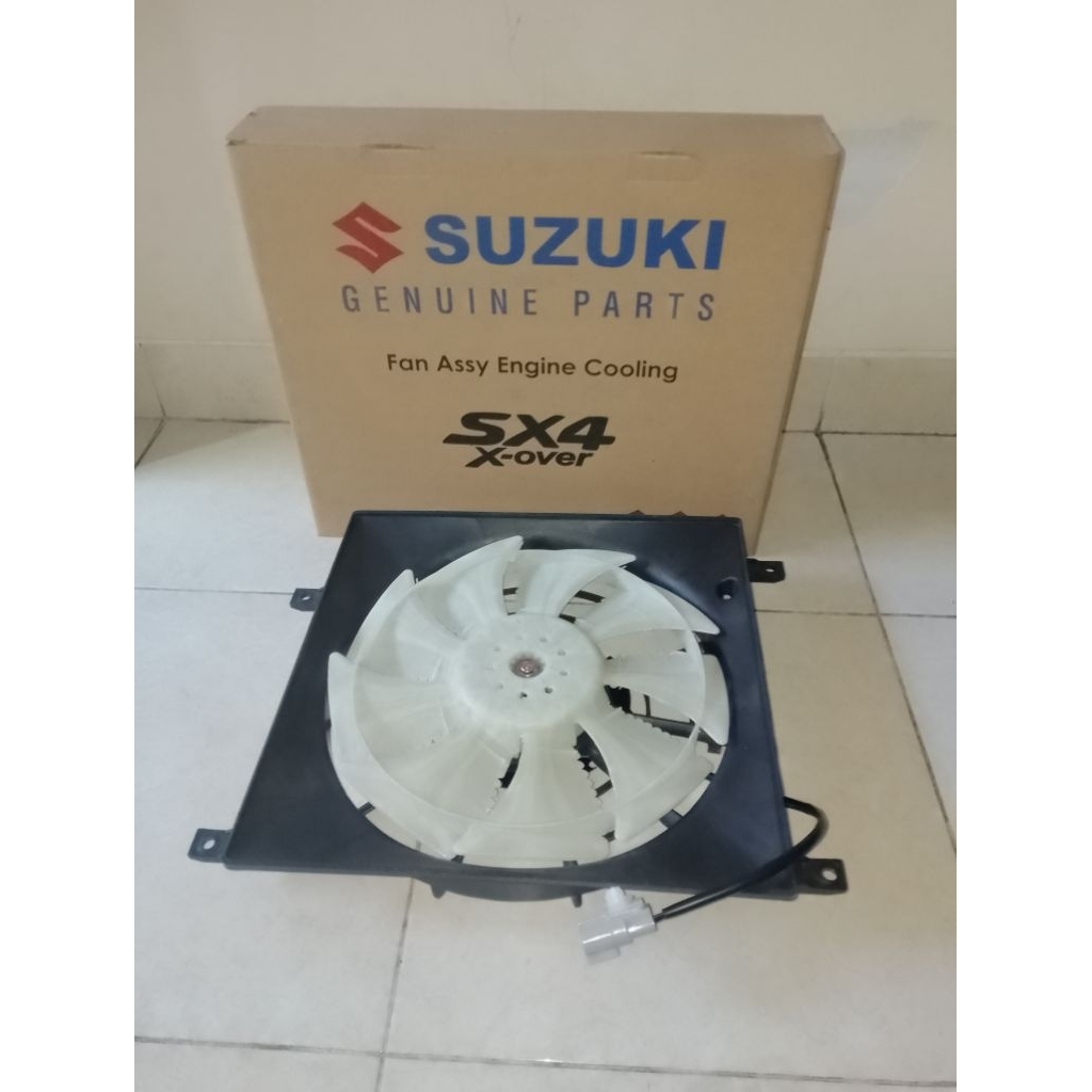 Motor Fan Extra Fan AC Suzuki Swift SX4 X-OVER Xover Neo Baleno Assy