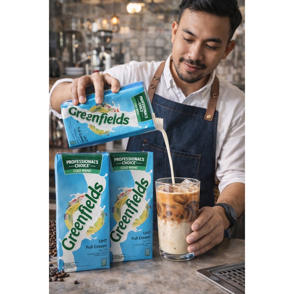 Susu UHT Greenfields Cold Blend 1 Karton