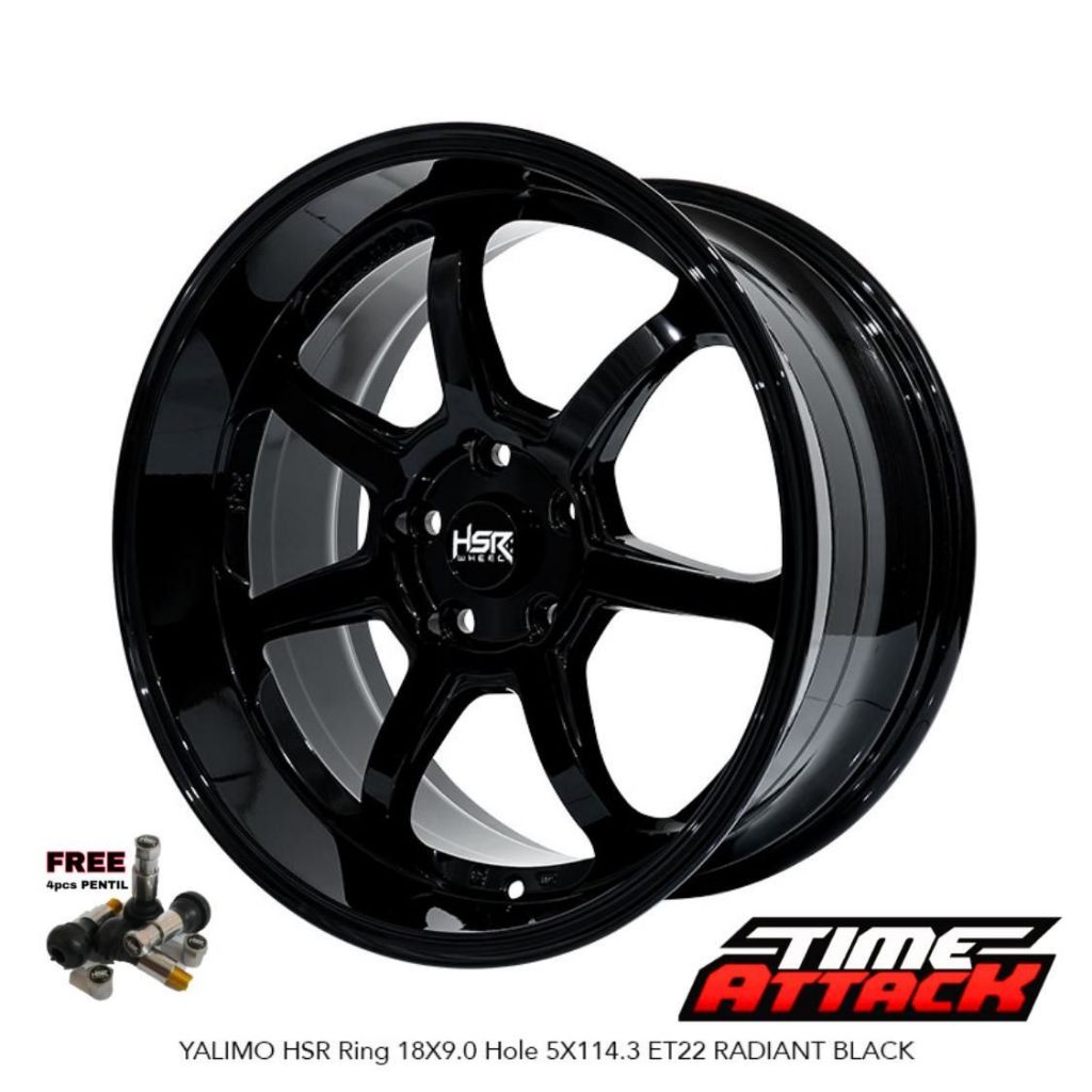Velg Mobil Civic Turbo Ring 18 HSR Wheel Yalimo Velg HSR R18