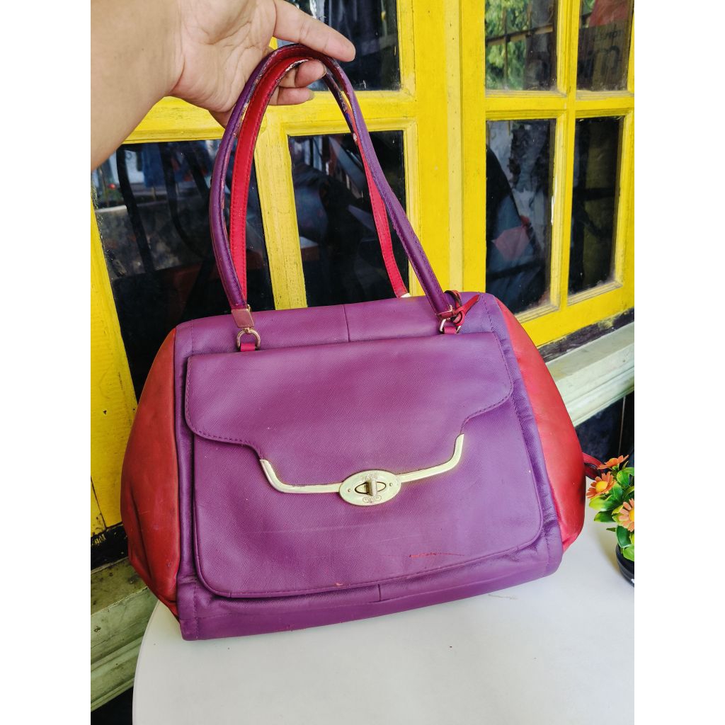 TAS COACH ORI KULIT ASLI MINUS, TAS COACH MINUS, TAS KULIT ASLI
