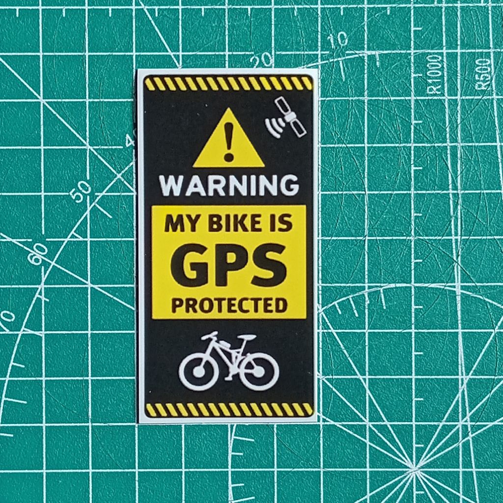 stiker gps untuk sepeda