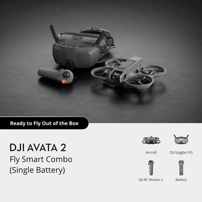 DJI Avata 2 Combo 1 Battery dan 3 Battery FPV Drone DJI Goggles 3 DJI RC Motion 3