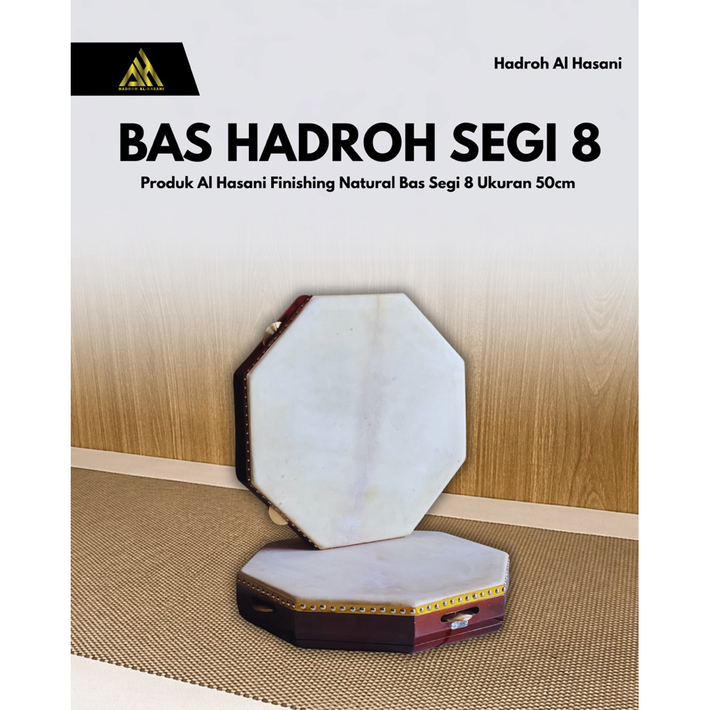 Bas Hadroh segi 8 / Rebana Segi 8 Premium