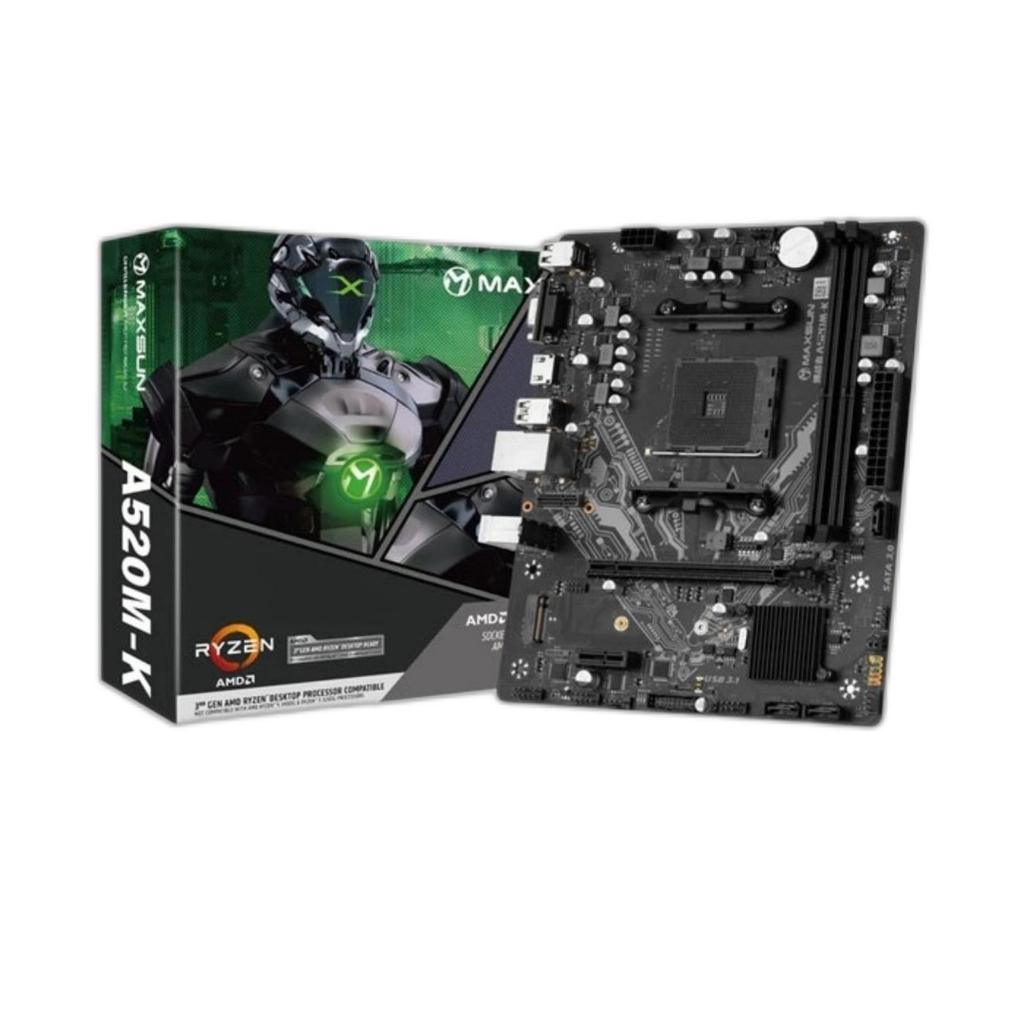 MAXSUN Challenger A520M-K (AM4, A520, DDR4, USB 3.2, SATA3)