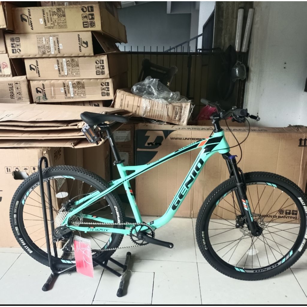 sepeda genio M 701 hidrolik speed 10