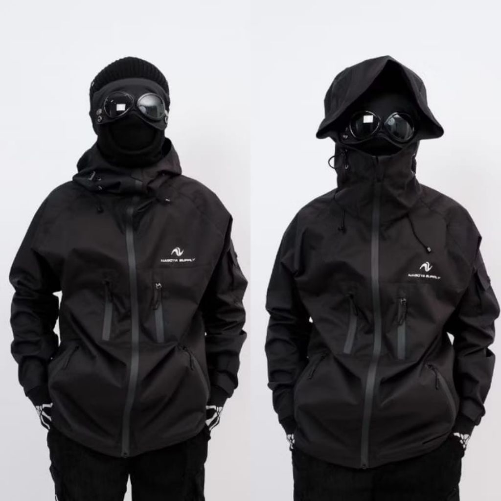 Jaket Gorpcore Pendaki Gunung Waterproof Anti Air Unisex Pria Wanita