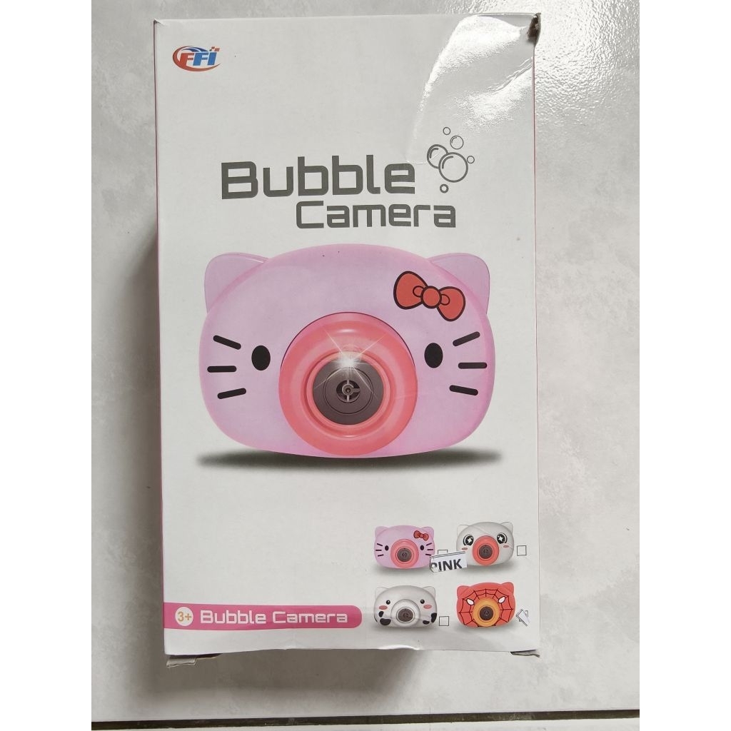 Bubble camera hello kitty pink