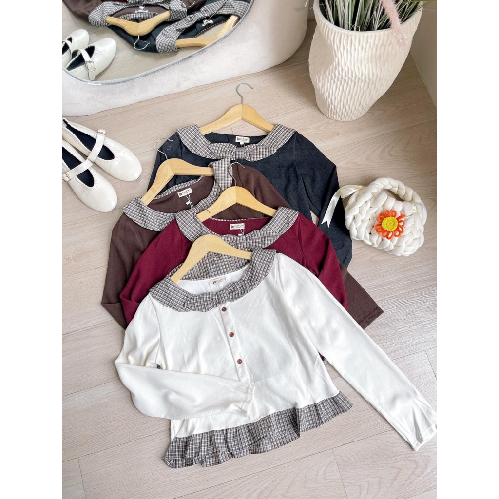 Korean Top ALX626 | Atasan Wanita | Atasan