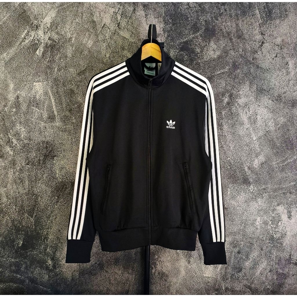 (TRACKTOP ADIDAS FIREBIRD NEW SERIES BLACK STRIP WHITE)
