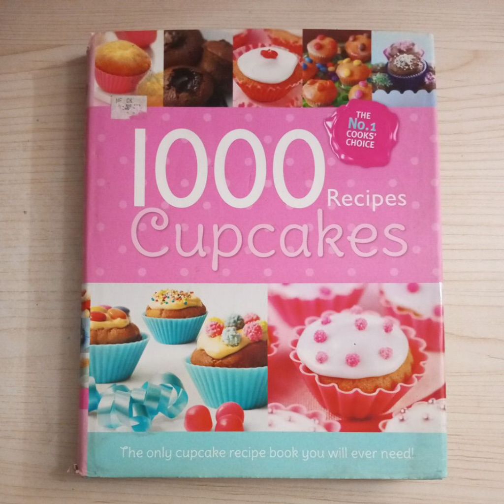 BUKU 1000 RECIPES CUPCAKES