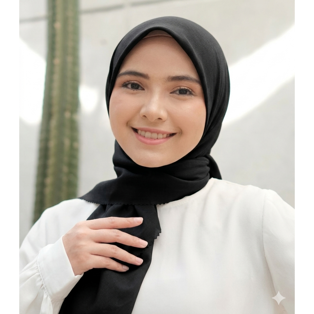 HAYAA MODEST Hijab Paris Jadul Premium Segi Empat | by kayla scraf