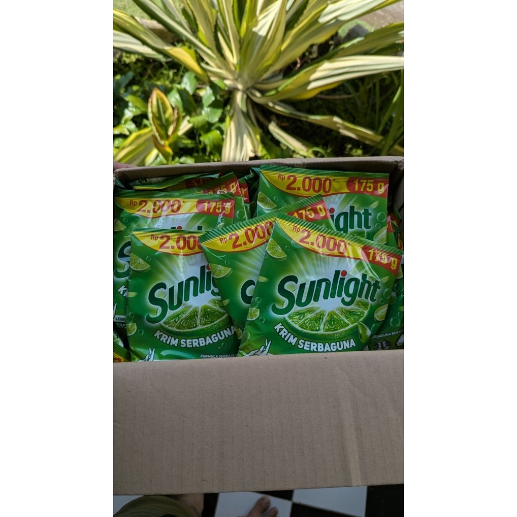 Sunlight cream/colek 175g paket 5pcs