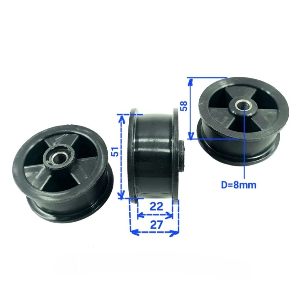 ROLLER HITAM MESIN PENGERING ELECTROLUX