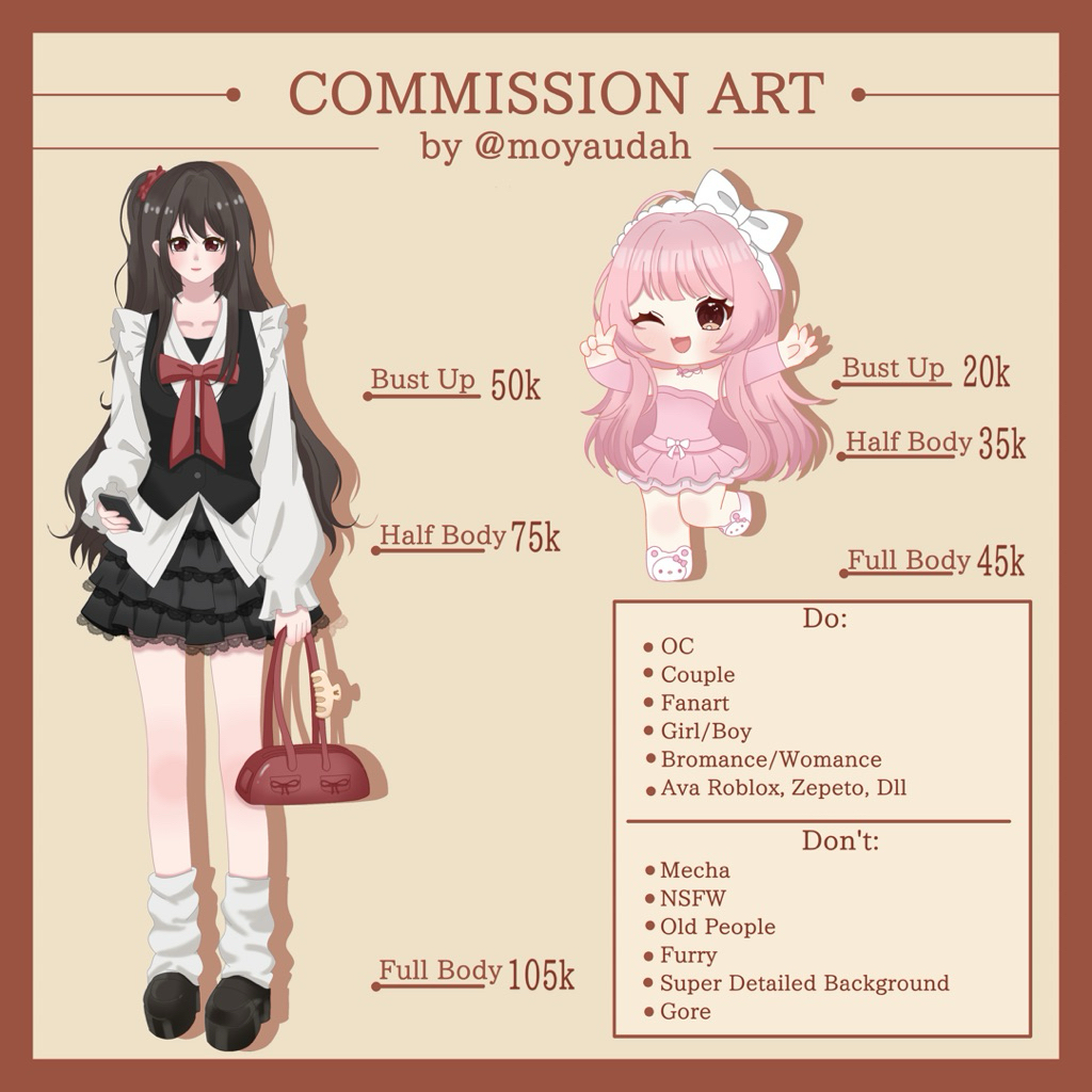 COMMISSION ART | JASA MENGGAMBAR DIGITAL