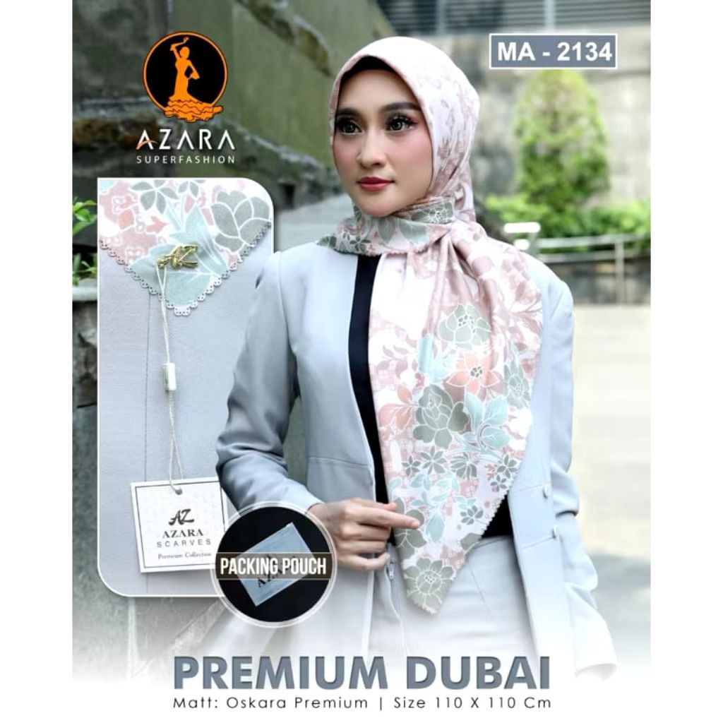 hijab motif az zahra premium