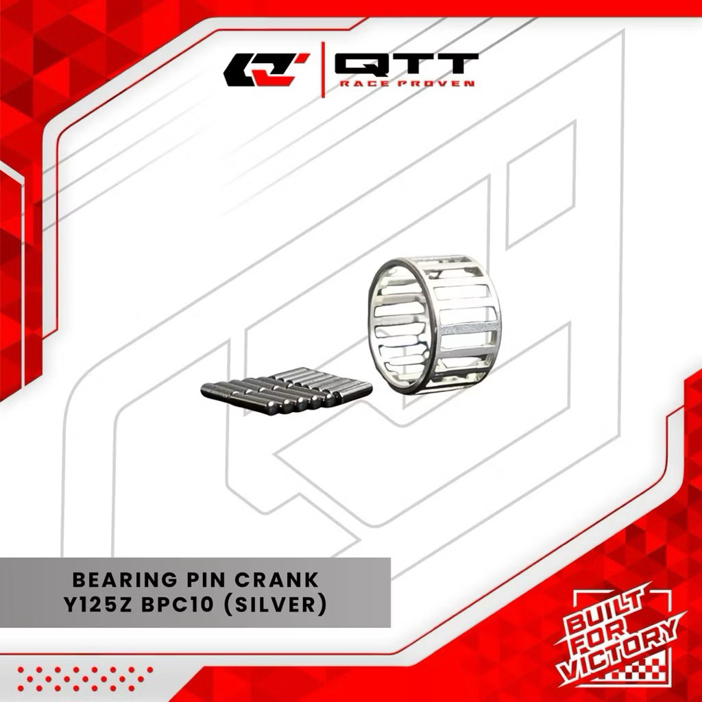 LAHER BEARING BAMBU PEN PIN BIG END QTT SILVER YAMAHA 125Z RX KING RX K RX S QTT RACING ORIGINALI