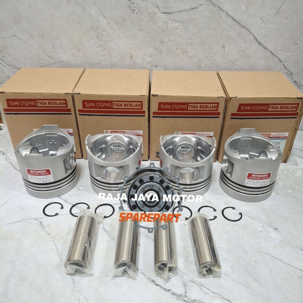 PISTON SET SEHER SET MITSUBISHI L300 DIESEL SOLAR 4D56 L 300 DIESEL SOLAR ORI GARANSI