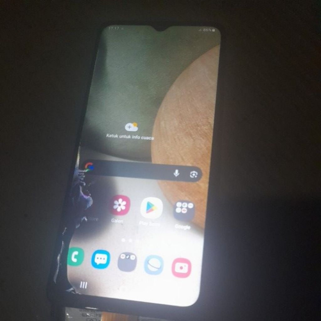 lcd samsung ori a125f-m125f minus