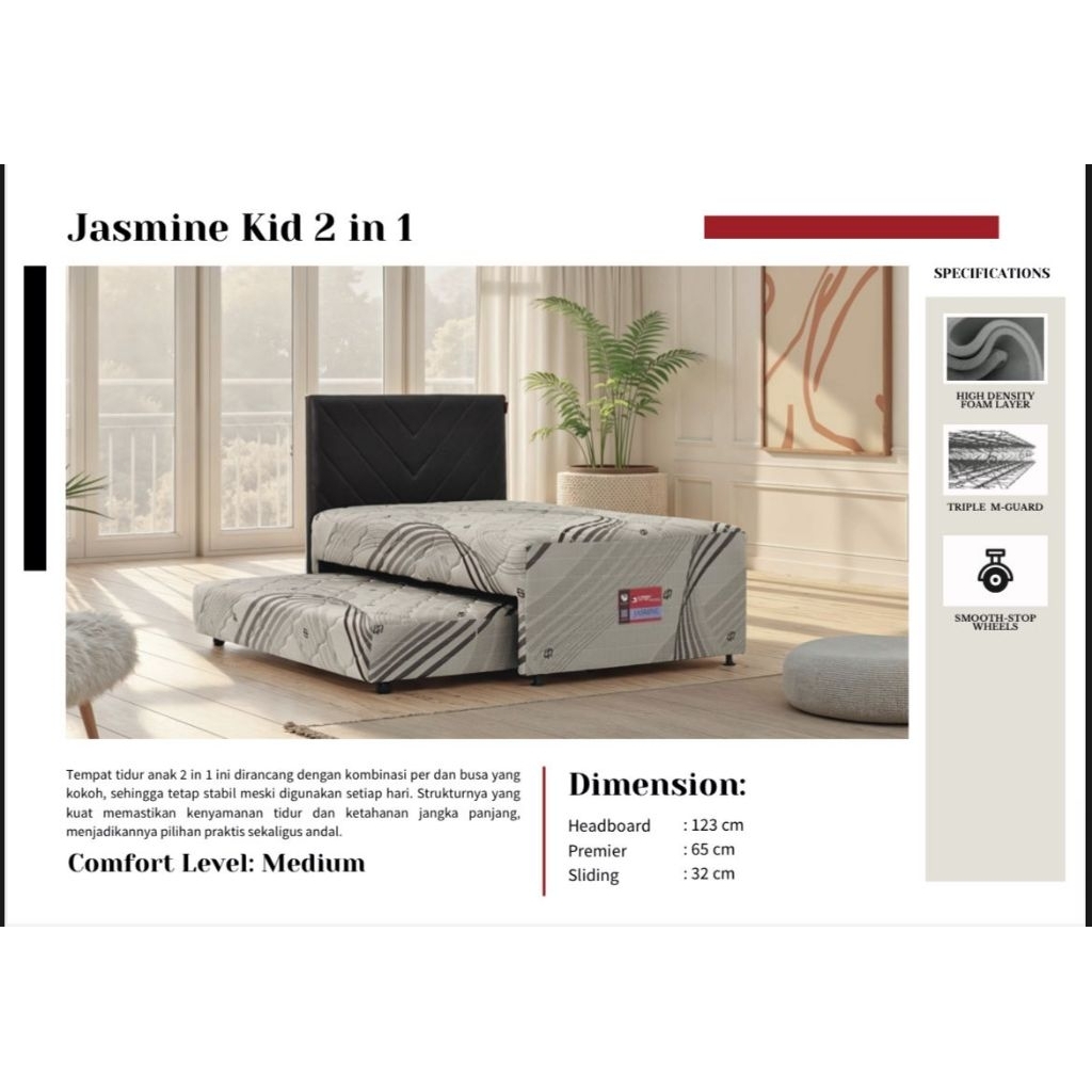 Smartland by Modis Springbed Jasmine Kid 2in1