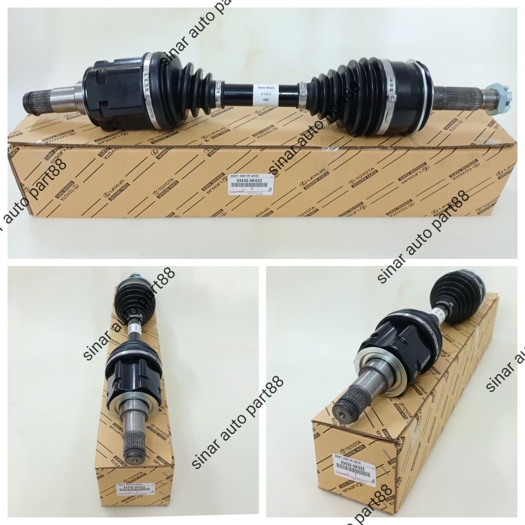 cv joint as roda depan Hilux vigo/drive shaft assy hilux vigo