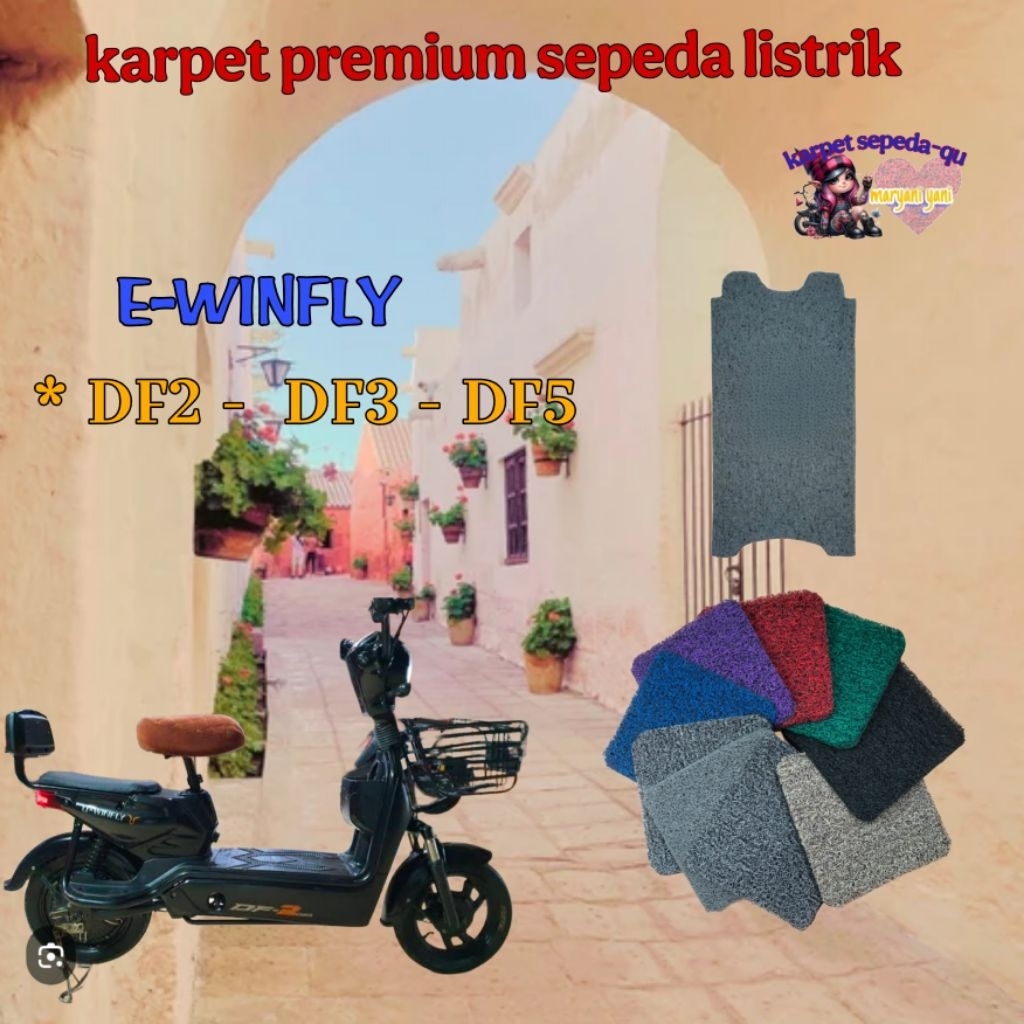 KARPET mie premium sepeda listrik UWINFLY DF2 / DF3 / DF5