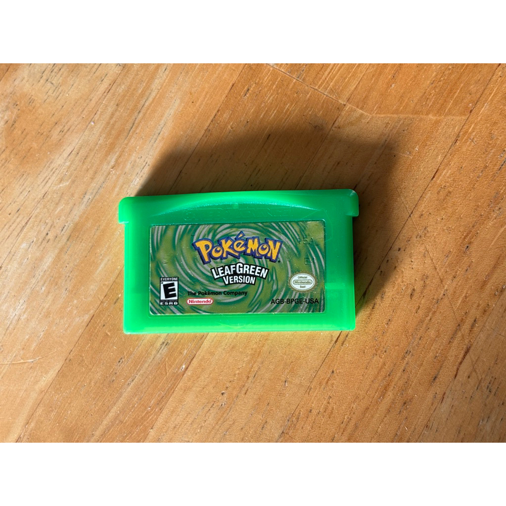 Gameboy advance leafgreen pokemon original rare