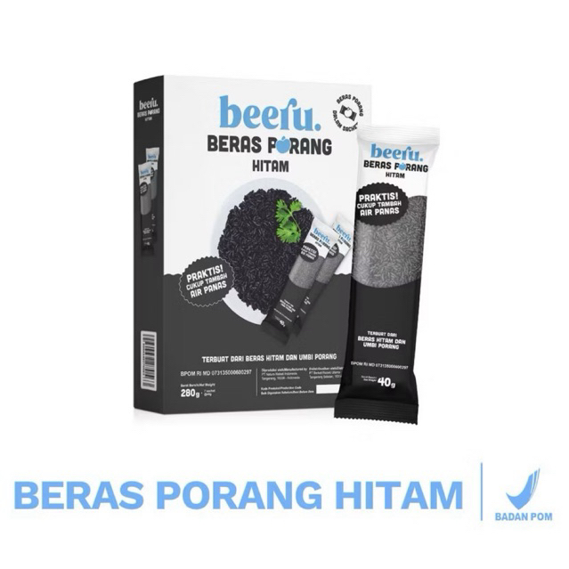 [NEW] Beeru Beras Porang Hitam Box - Shirataki Konjac Rice