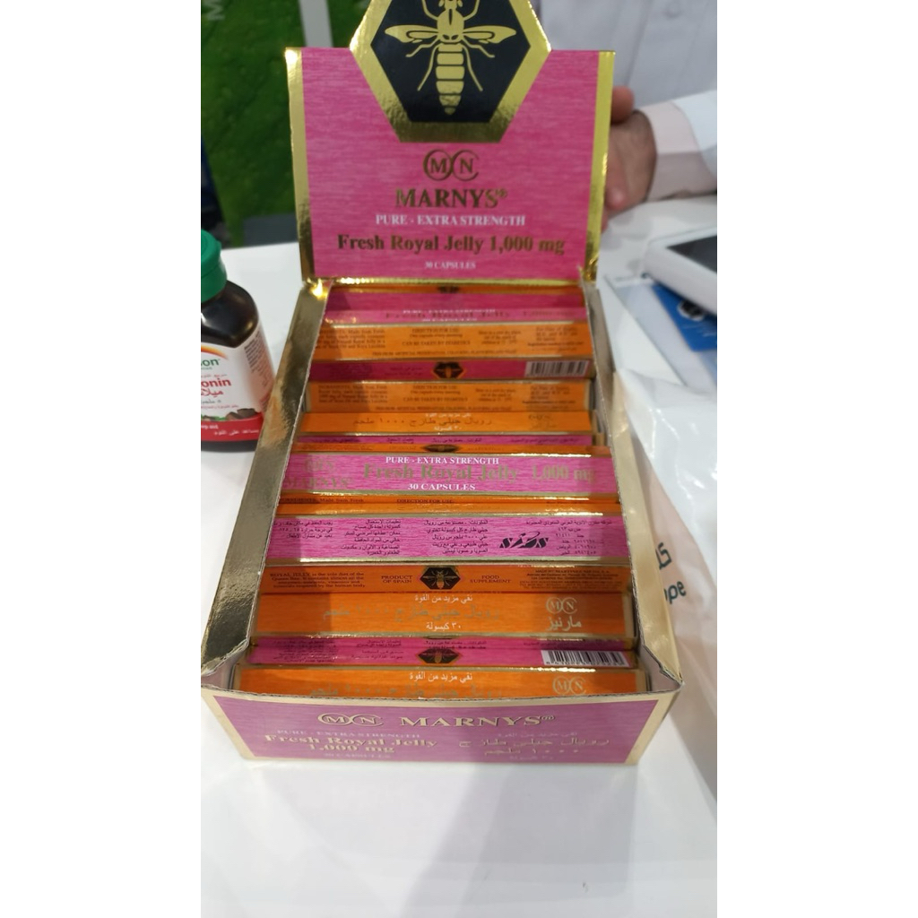 Fresh Royal Jelly Marnys | Pure Extra Strength 1000mg | Original Saudi