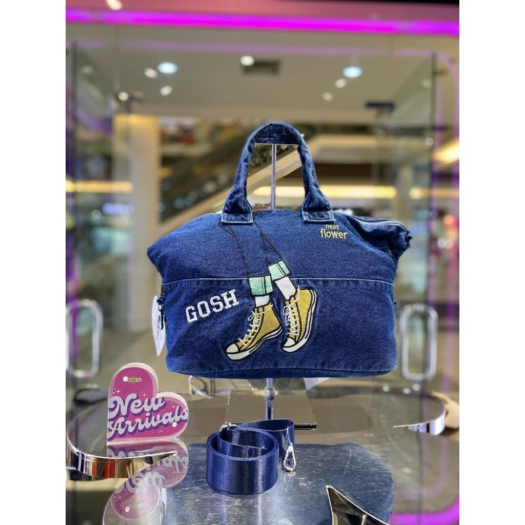 [Bisa COD] Ready Tas Gosh Original New art 638 Blue Jeans