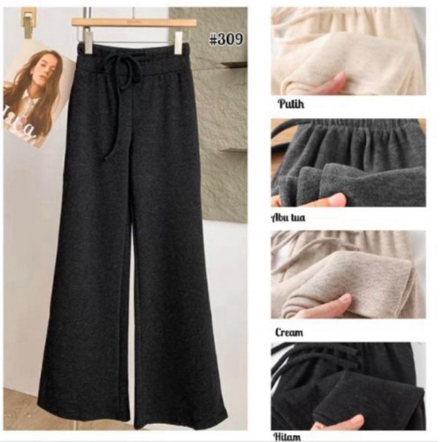 CELANA CUTBRAY KNIT | KULOT CUTBRAY RAJUT | CELANA KNIT IMPORT