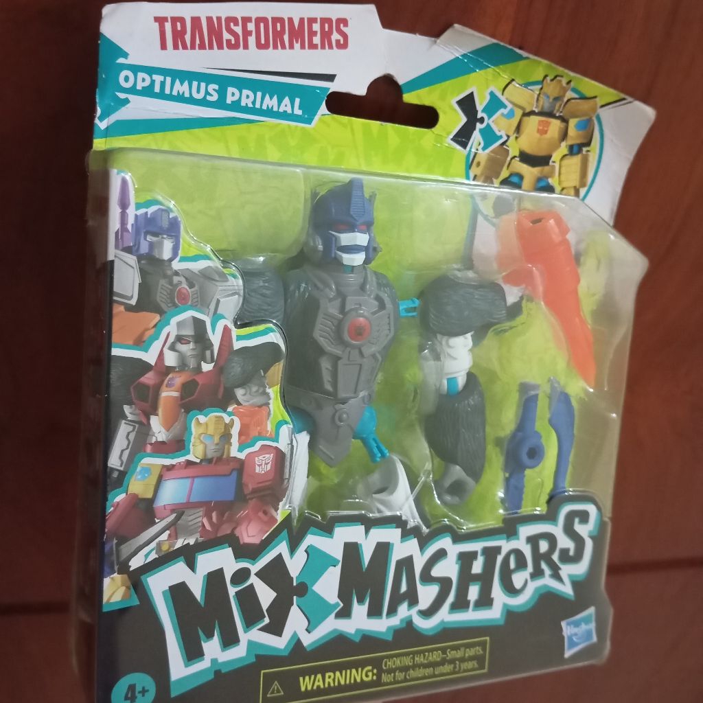 MixMashers Transformers Optimus Primal Robot Autobot Action Figure Transformer Hasbro Original